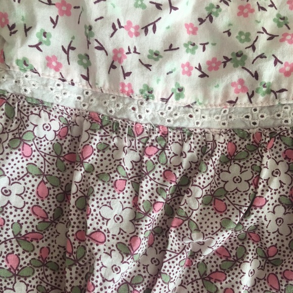 Babygap Pink Floral Shirtdress Top 5T / 5 years - Picture 5 of 8